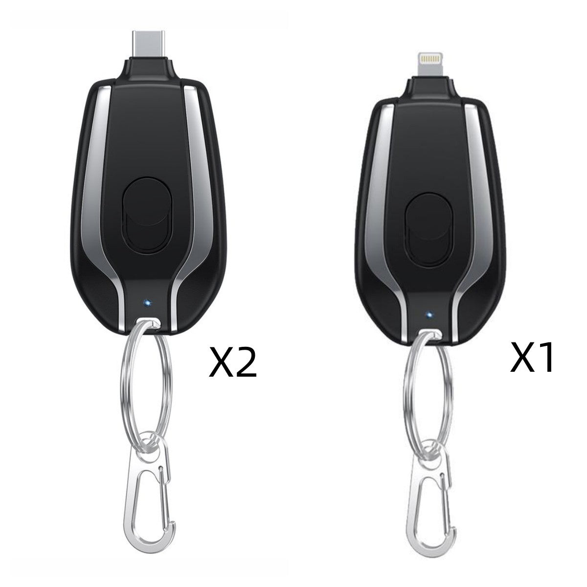 1500mAh Mini Power Emergency Keychain Charger