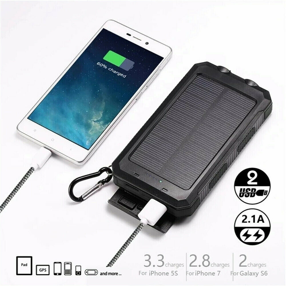 1O000000mAh Solar Power Bank